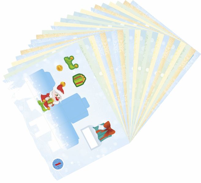 Folia Adventskalender Bastelset Winterlandschaft, 24 Stanzbögen in 25x33cm, … Jetzt bei bücher