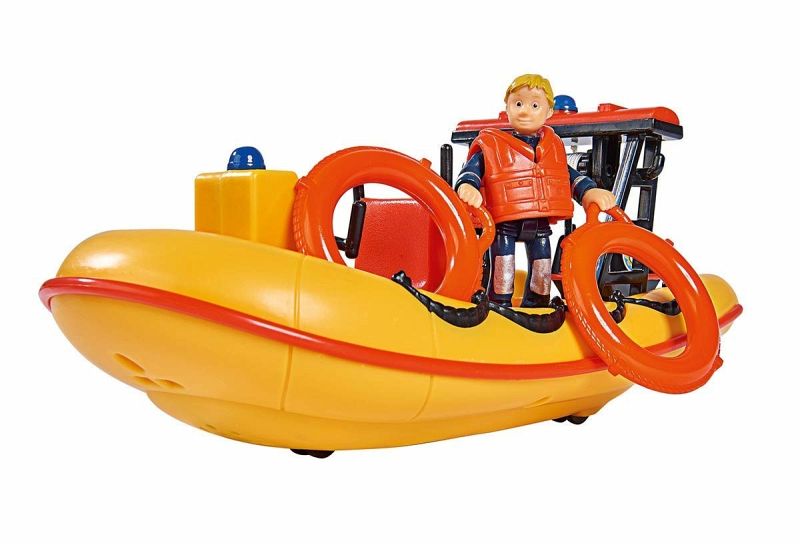 Simba 109251047 - Feuerwehrmann Sam, Neptun, Boot, Spielset - Bei bücher.de  immer portofrei