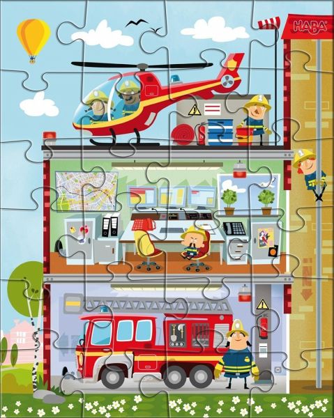 Puzzles Kleine Feuerwehr Kinderpuzzle 