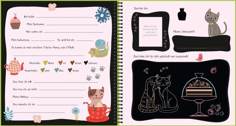 Mein Kritzkratz-Freundebuch mit Ausmalbildern - Bei bücher.de immer