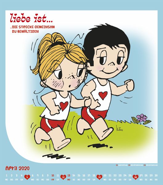 Liebe Ist 2020 Wandkalender