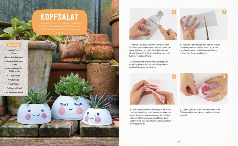 Beton-Deko für den Garten (Mängelexemplar) von Johanna Rundel portofrei