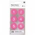 Adventskalender Sticker, Neon Pink, FSC... - Bild 2
