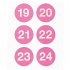 Adventskalender Sticker, Neon Pink, FSC... - Bild 5