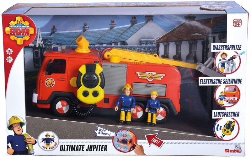 Simba 109251085 - Feuerwehrmann Mega Deluxe Jupiter, Feuerwehrauto - Bei  bücher.de immer portofrei