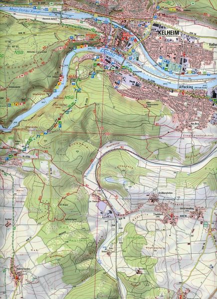 Amtliche Topographische Karte Bayern Kelheim - Landkarten portofrei bei