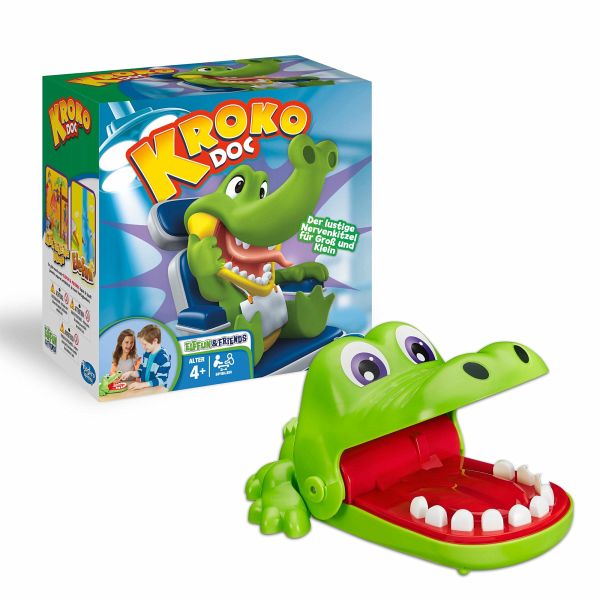 Hasbro Kroko Doc Neuauflage E4898800 Krokodil Zahnarzt Kinder Spiel Geschicklich 