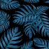 Easy Bag Round XL Philodendron blue - Bild 4