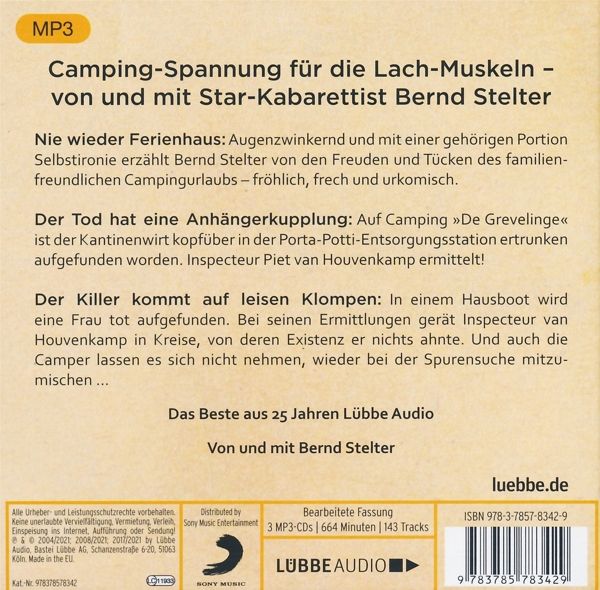 Nie wieder Ferienhaus / Der Tod hat eine Anhängerkupplung / Der Killer  kommt … von Bernd Stelter - Hörbücher portofrei bei bücher.de