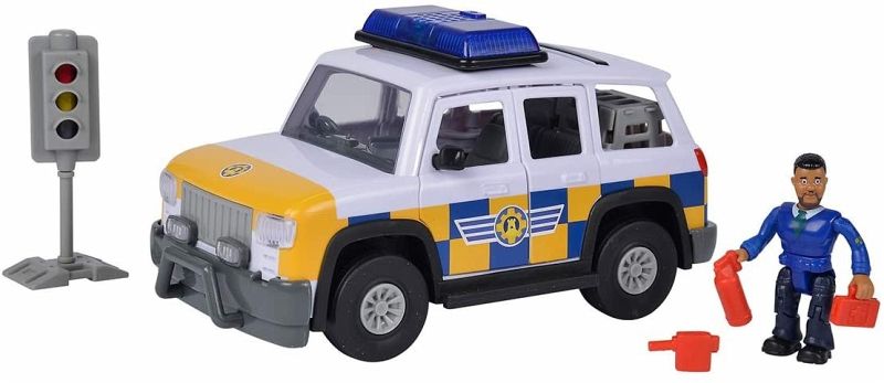 Simba Toys Feuerwehrmann SAM Polizeistation mit Figur 