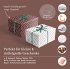 Geschenkpapier-Set Sterne (rot-braun/... - Bild 6