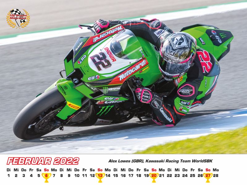 Superbike WM 2022 von Frank Pommer - Kalender portofrei bestellen