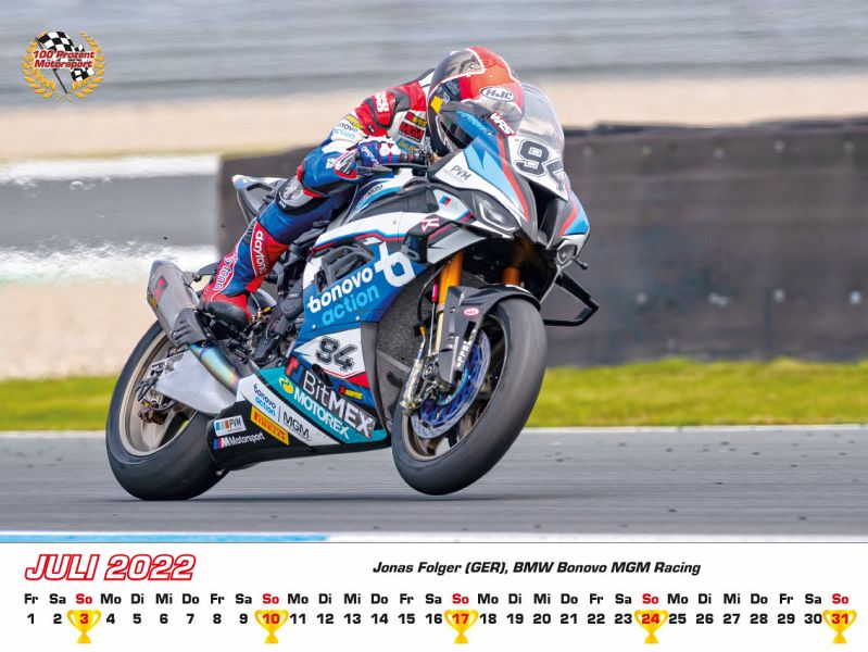 Superbike WM 2022 von Frank Pommer - Kalender portofrei bestellen