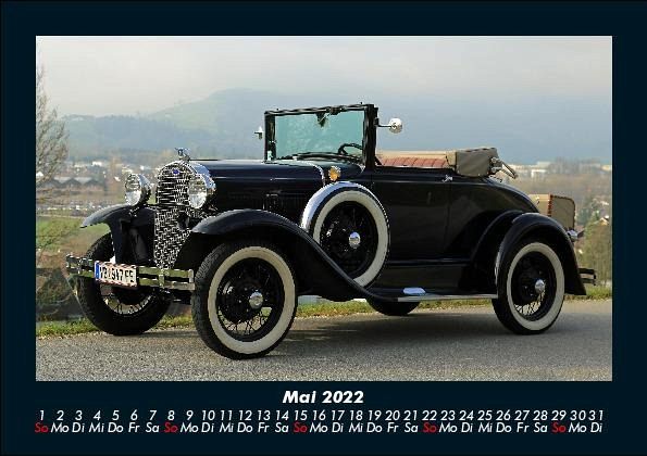 Welt der Oldtimer 2022 Fotokalender DIN A5 von Tobias Becker - Kalender