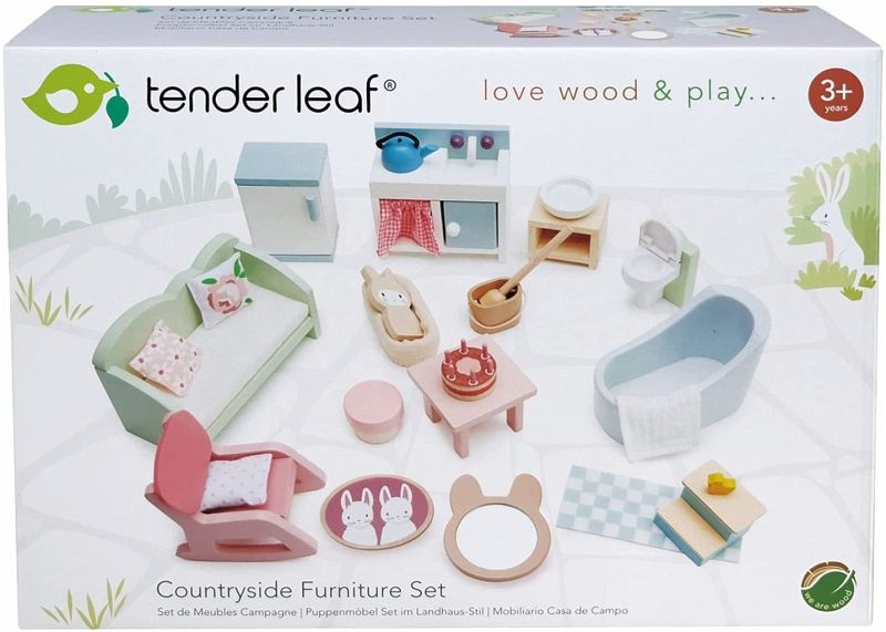 Tender Leaf 7508166 - Landhaus-Puppenmöbel-Set, Puppenhaus-Zubehör - Bei  bücher.de immer portofrei