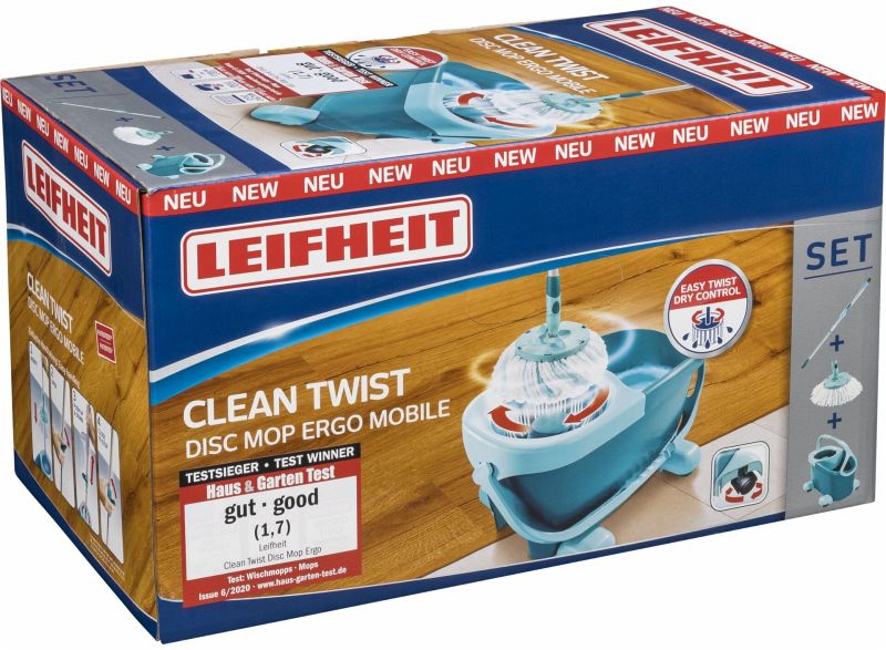 Leifheit Clean Twist Disc Mop Ergo mobile Wischset - Portofrei bei  bücher.de kaufen