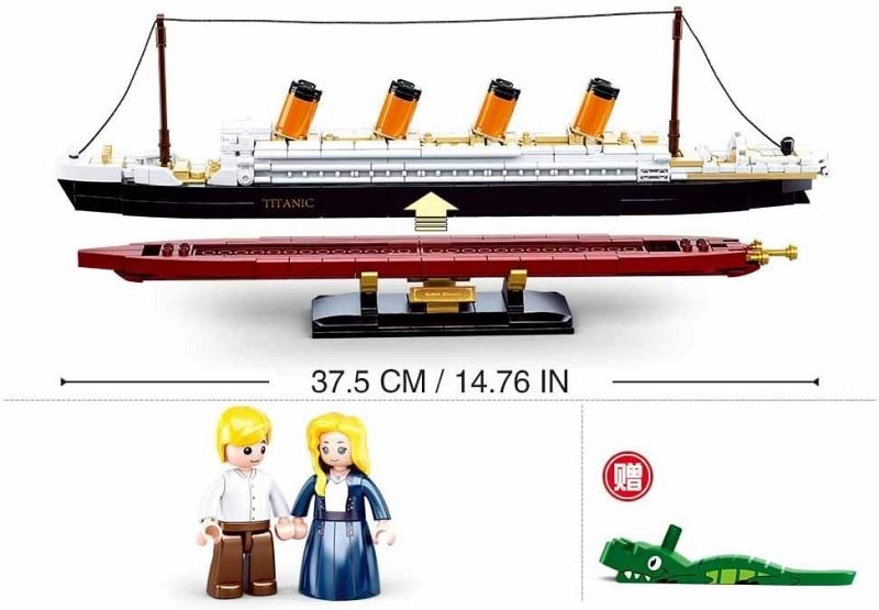 Sluban M38-B0835 - Model Bricks, Titanic, Bausatz, Klemmbausteine - Bei  bücher.de immer portofrei