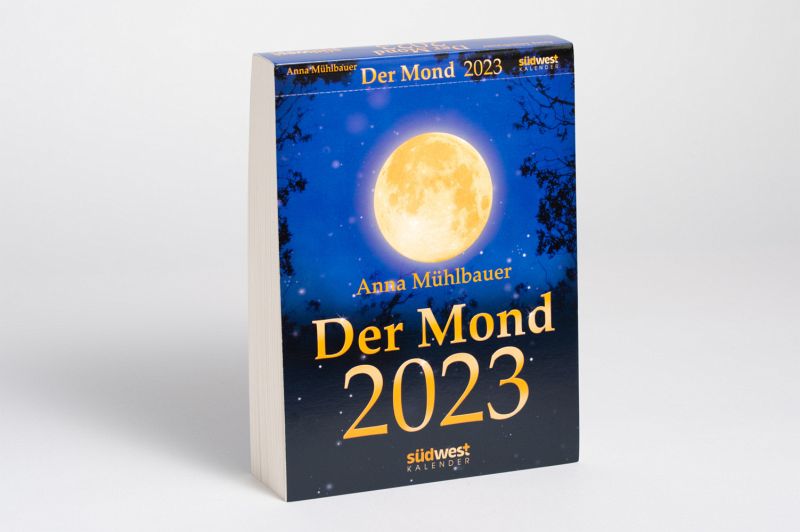Der Mond 2023 - Tagesabreißkalender von Anna Mühlbauer - Kalender portofrei  bestellen