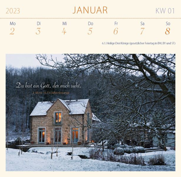 Das Leben feiern 2023 - Postkartenkalender mit 53 Motiven der 