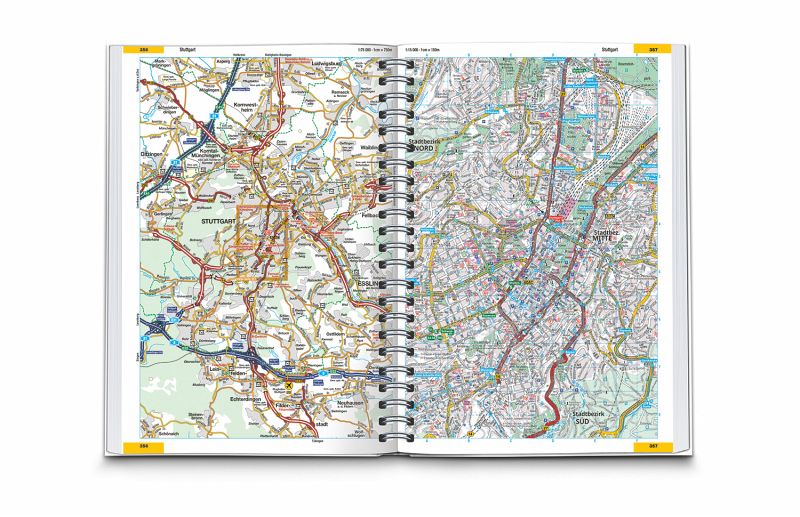 ADAC Maxiatlas 2023/2024 Deutschland 1:150 000 - Landkarten portofrei