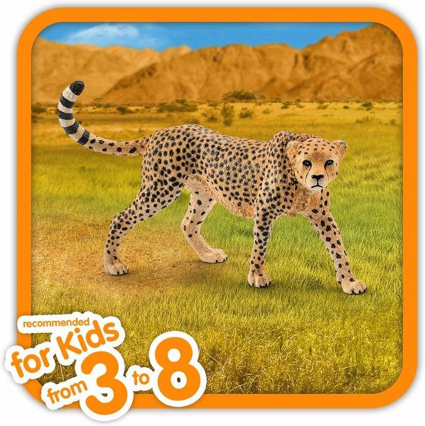 Wildtiere Schleich 14746 Gepardin Spielfigur Raubtiere Wild Life 