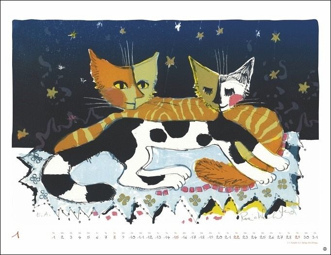 Rosina Wachtmeister Posterkalender 2023. Hochwertig gestalteter Wandkalender mit … von Rosina 