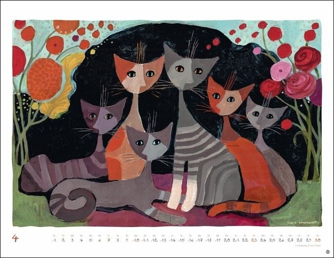 Rosina Wachtmeister Posterkalender 2023. Hochwertig gestalteter 