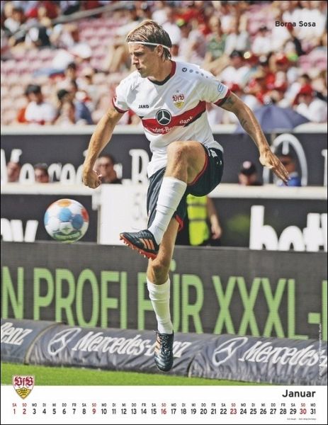VfB Stuttgart Posterkalender 2023. Die Fußballstars im Kalender 