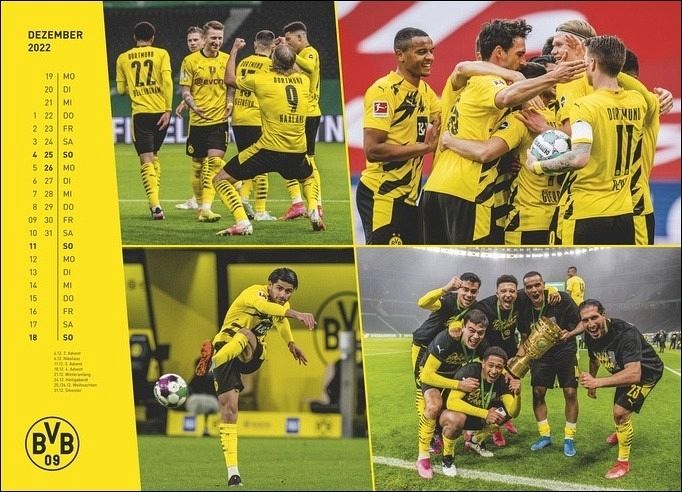 BVB Edition Kalender 2023 - Kalender portofrei bestellen