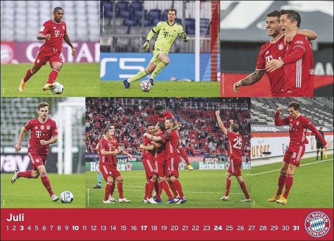 FC Bayern München Edition Kalender 2023 - Kalender portofrei bestellen