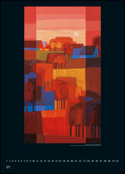 Ton Schulten 2023 - Kunst-Kalender - Poster-Kalender - 50x70 - Kalender 