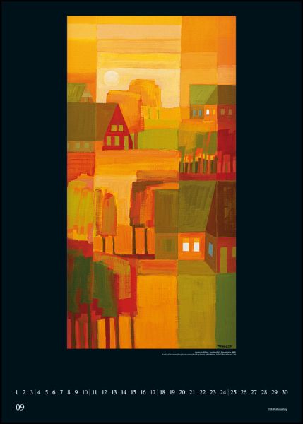 Ton Schulten 2023 - Kunst-Kalender - Poster-Kalender - 50x70 - Kalender 