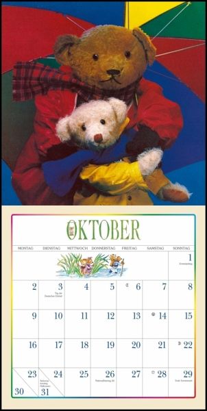  Teddy 2022 - Broschürenkalender 30x30 cm (30x60 geöffnet) -  Kalender mit Platz für Notizen - Bildkalender - Wandplaner - mit  herausnehmbarem Poster : Everything Else