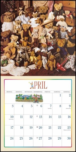  Teddy 2022 - Broschürenkalender 30x30 cm (30x60 geöffnet) -  Kalender mit Platz für Notizen - Bildkalender - Wandplaner - mit  herausnehmbarem Poster : Everything Else