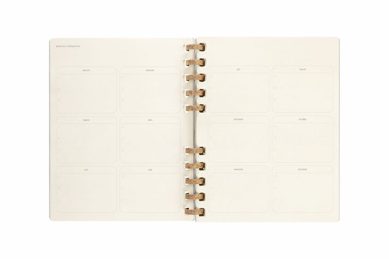 Moleskine 12 Monats Life Kalender Mit Spiralbindung 2023 XXL