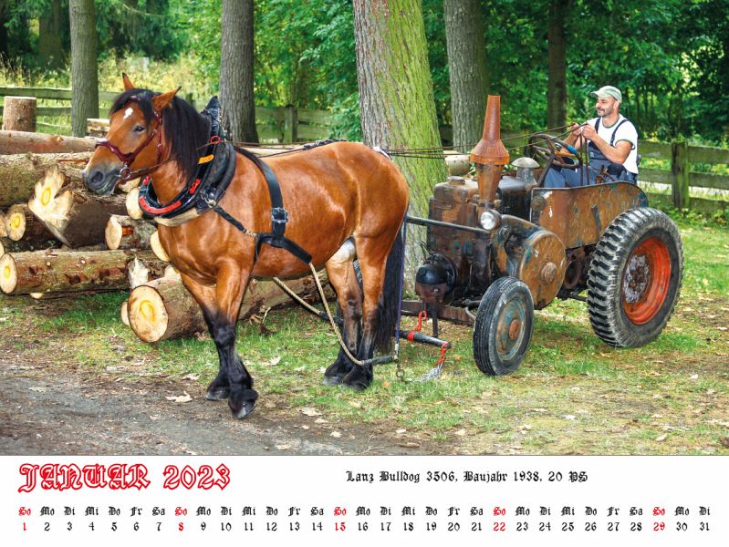 Faszination Schlepper Kalender 2023 von Frank Pommer - Kalender 