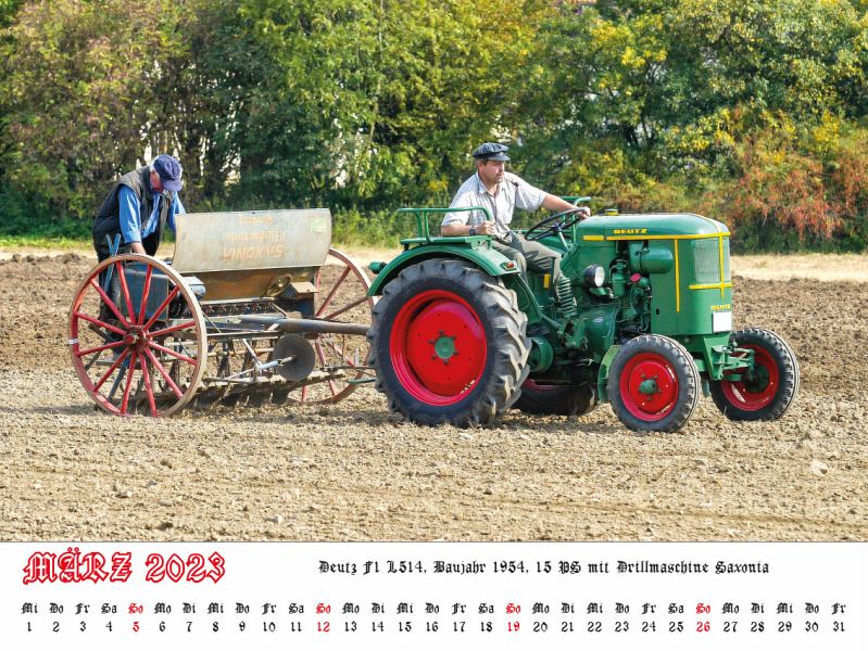 Faszination Schlepper Kalender 2023 von Frank Pommer - Kalender 