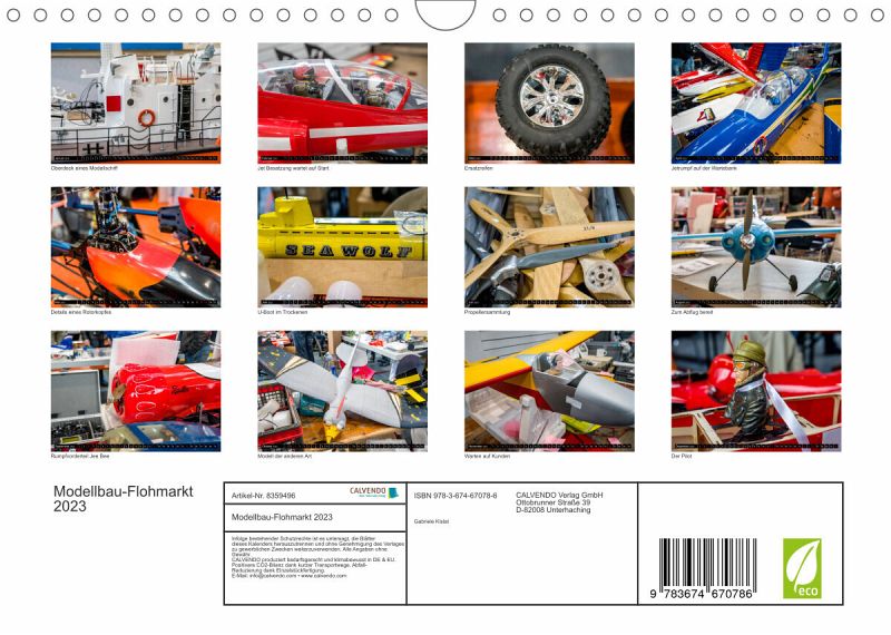 Modellbau -Flohmarkt 2023 (Wandkalender 2023 DIN A4 quer) von Gabriele 