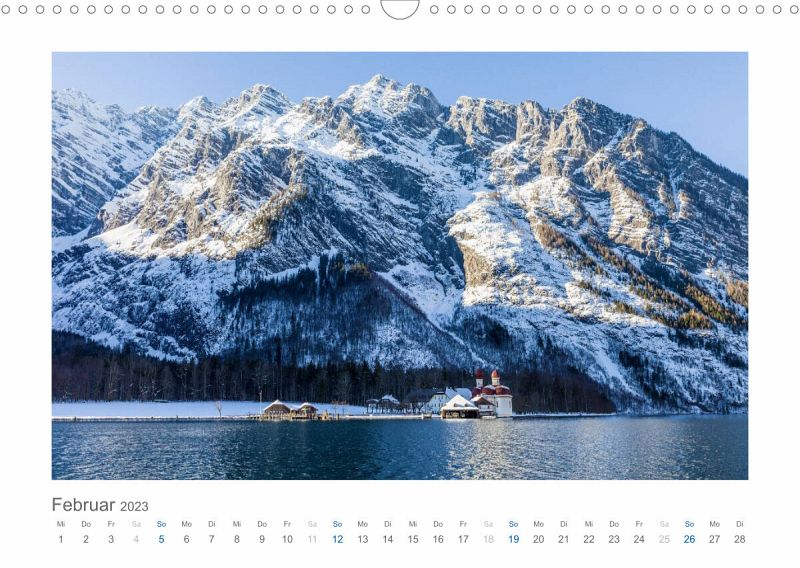 Berchtesgadener Alpen - Land von Watzmann und Königssee (Wandkalender 2023 DIN … von Christian 