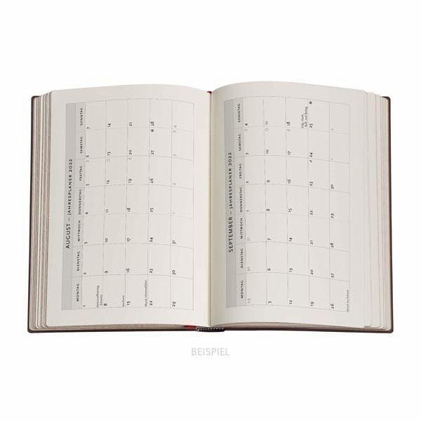 Paperblanks 18-Monatskalender Flexi 2023 Feuervogel Midi Horizontal. 01 