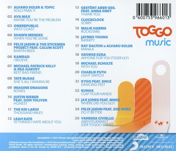 Toggo Music 61 auf Audio CD - Portofrei bei bücher.de