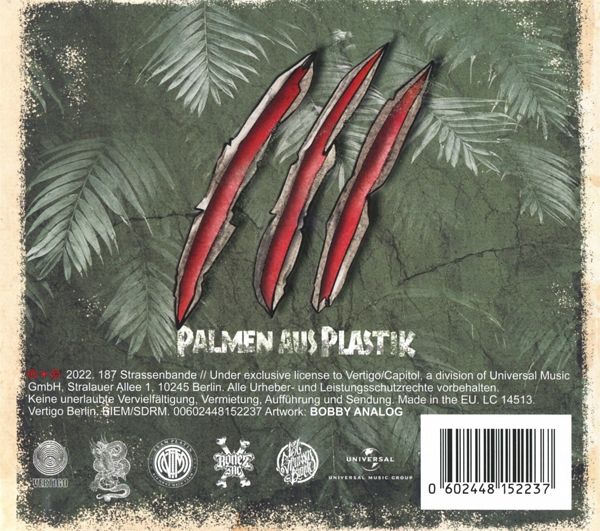Palmen Aus Plastik 3 von Bonez Mc & Raf Camora auf Audio CD Portofrei