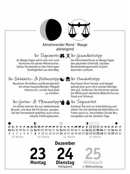 Der Mond 2024 Tagesabreißkalender von Anna Mühlbauer Kalender bestellen