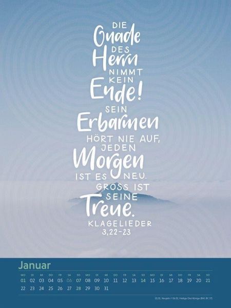 Das WortProjekt: Der Bibel-Lettering-Kalender 2024 - Kalender bestellen