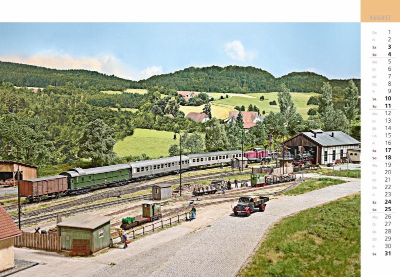 ModellbahnTräume 2024 Kalender portofrei bestellen