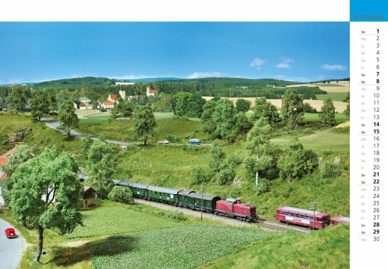 ModellbahnTräume 2024 Kalender portofrei bestellen
