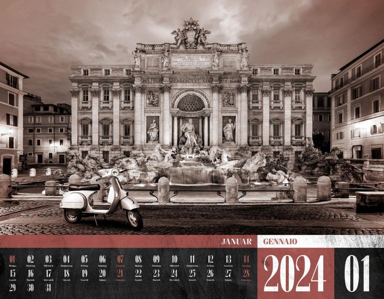 La Dolce Vita - Italienische Lebensart Kalender 2024 von Ackermann 