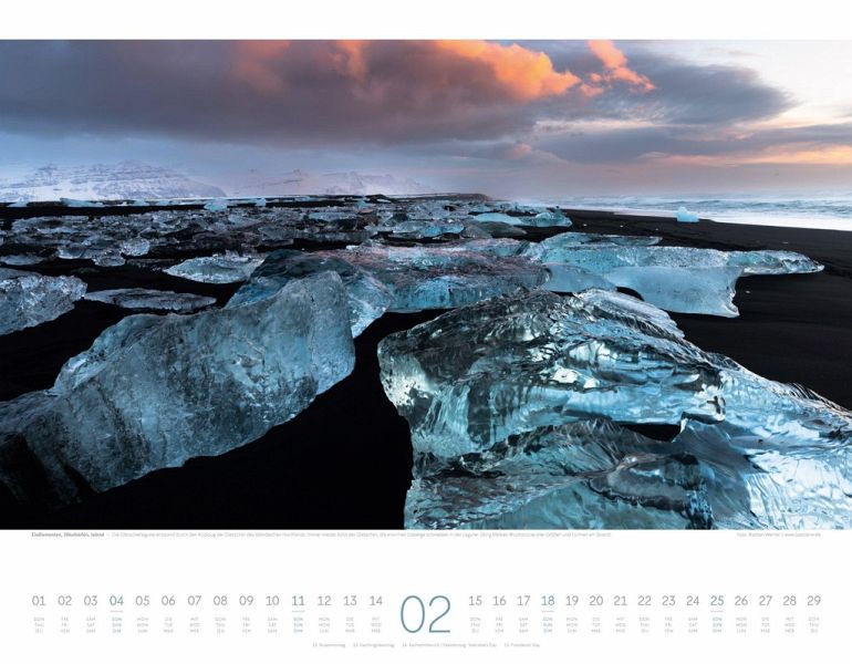 Naturkräfte Wetterphänomene und Naturgewalten Kalender 2024 von