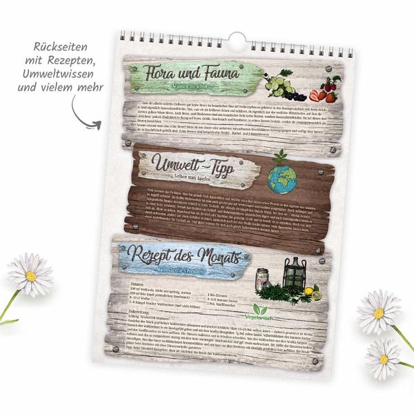 Trötsch Classickalender Landliebe 2024 - Bauernregeln, Rezepte 