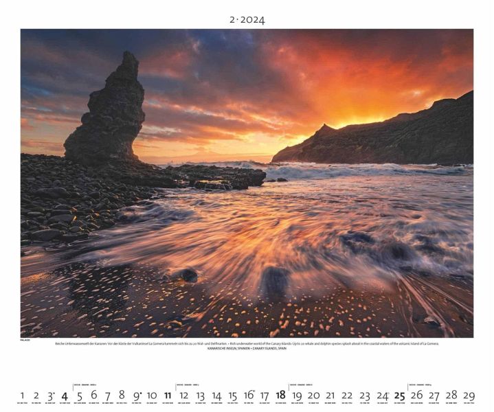 Landschaft im Licht 2024 BildKalender PosterKalender 60x50